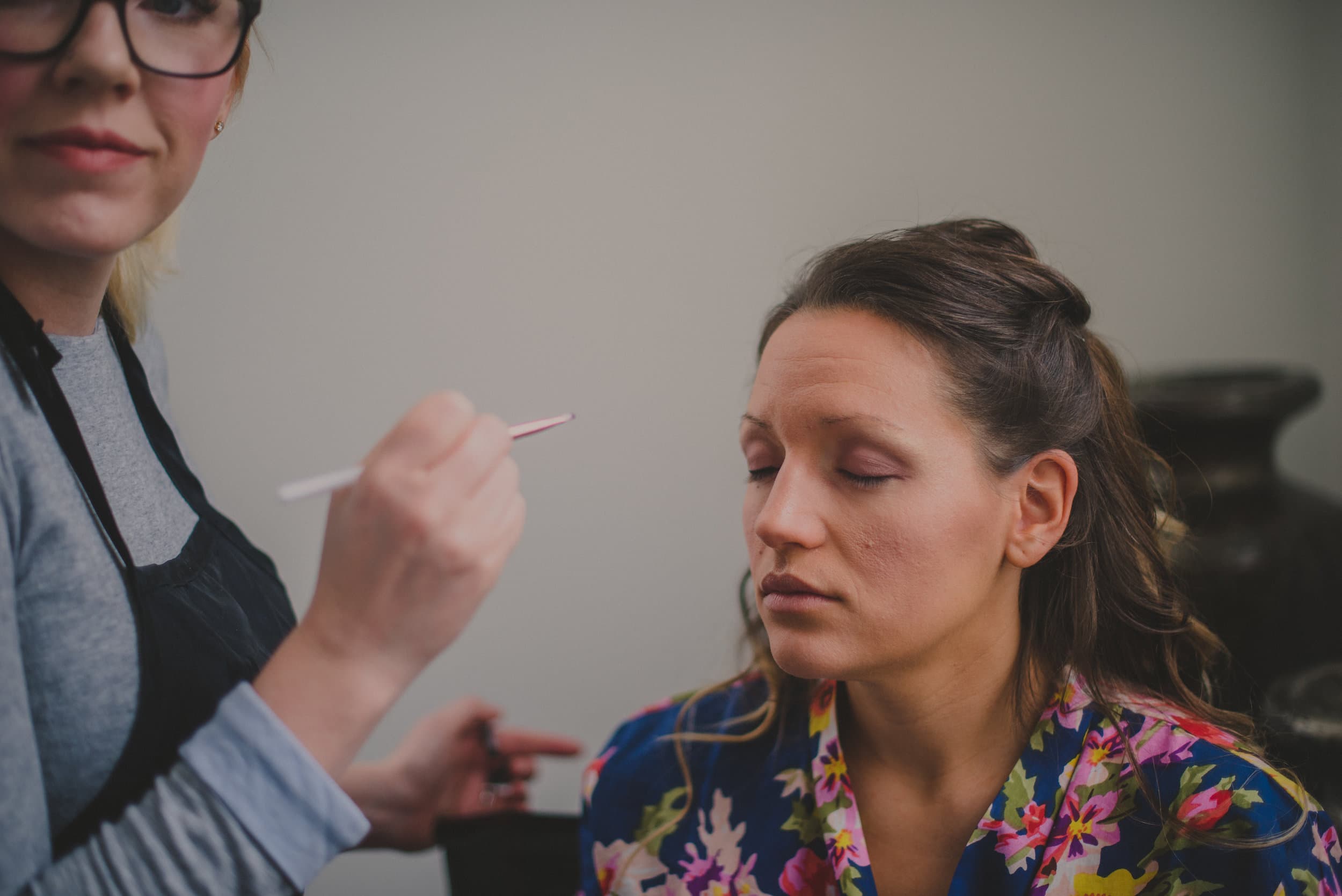 Bridal beauty work by Beauty on Demand