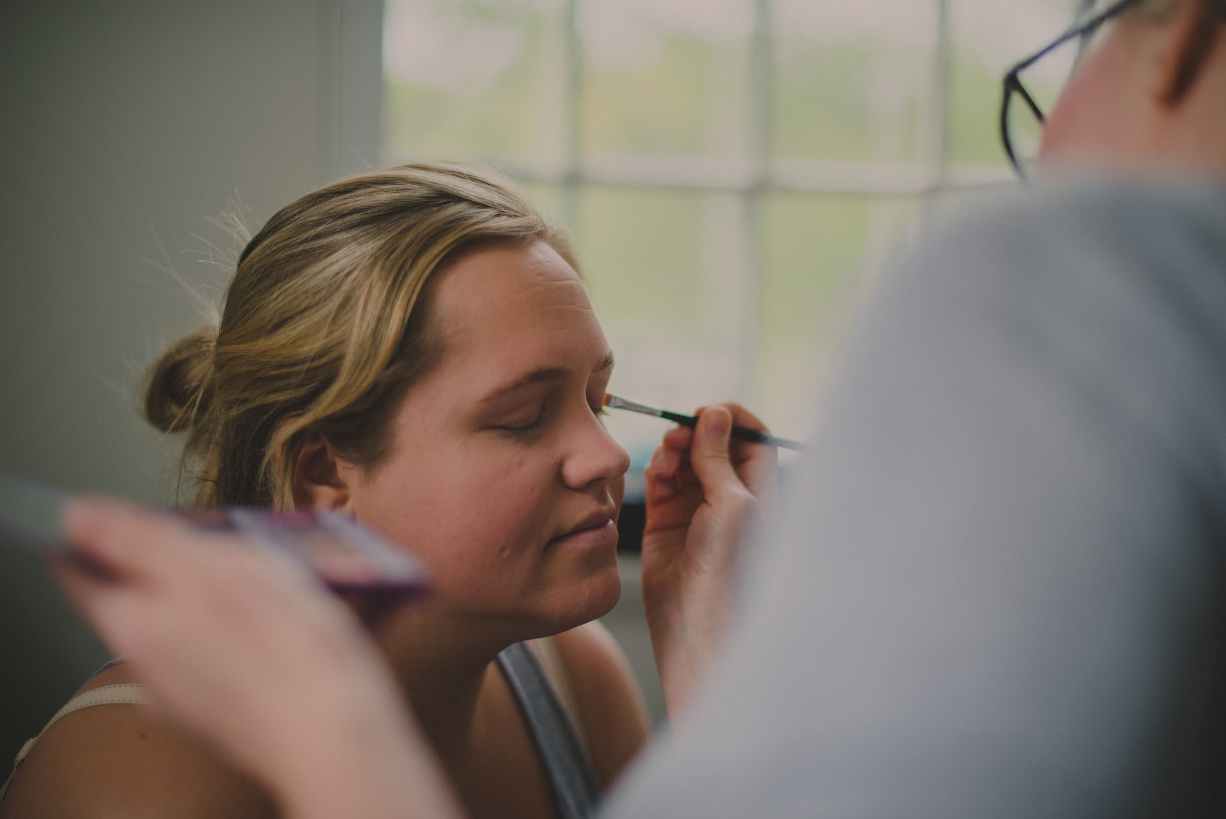 Bridal beauty work by Beauty on Demand