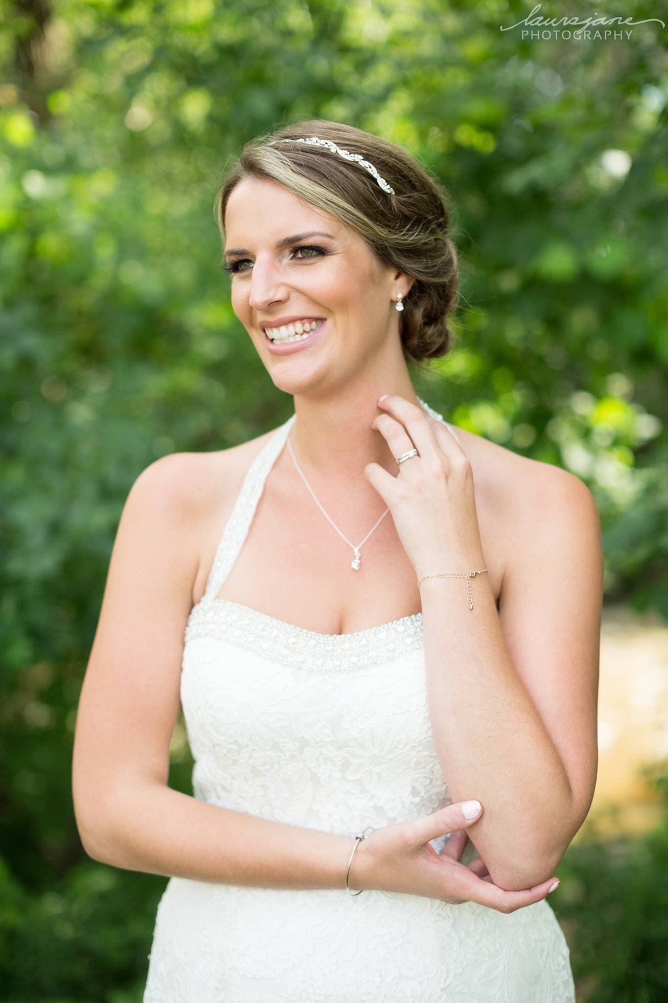 Bridal beauty work by Beauty on Demand