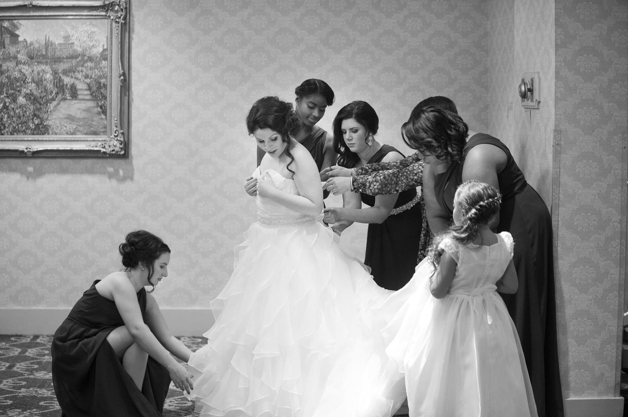 Bridal beauty work by Beauty on Demand