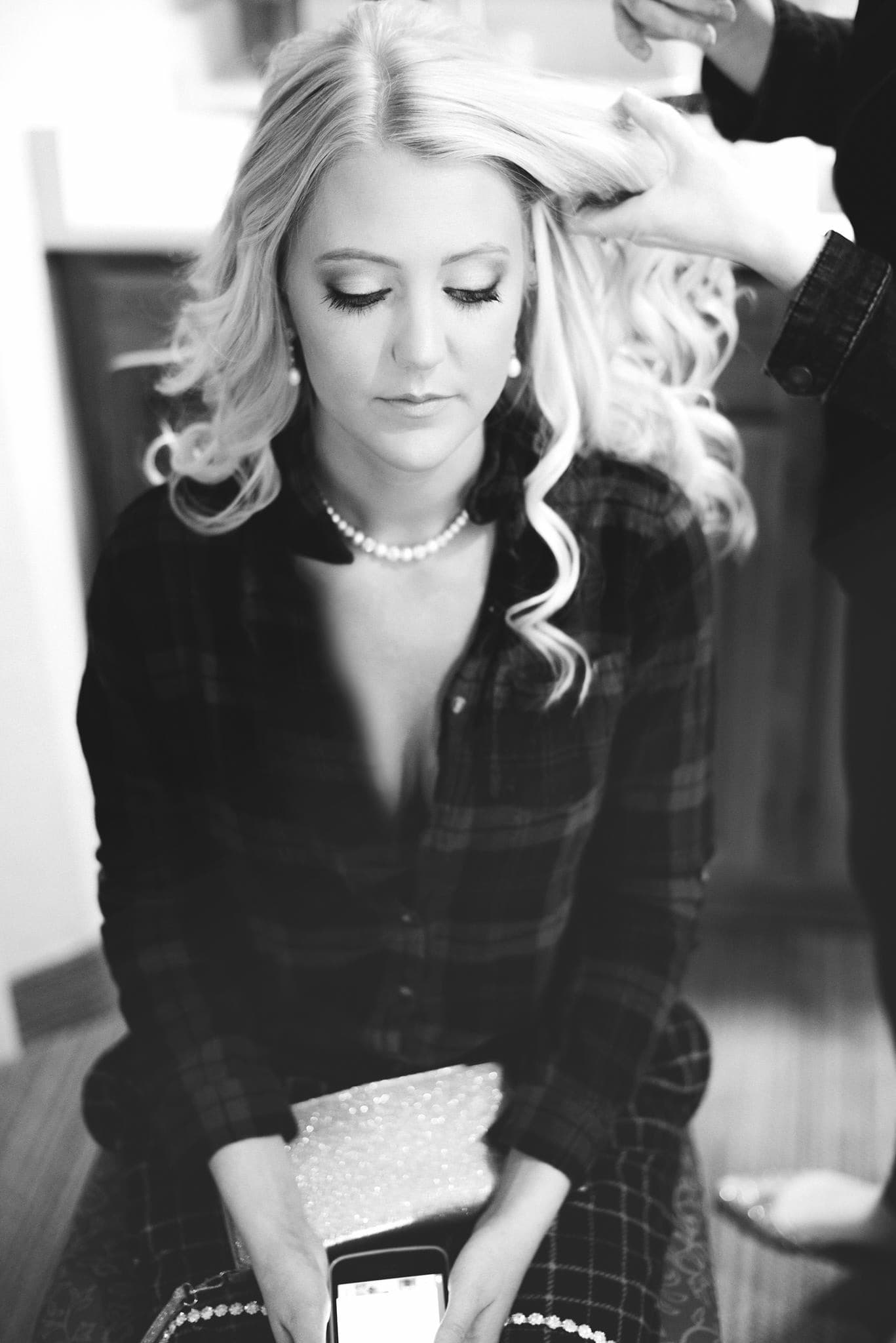 Bridal beauty work by Beauty on Demand