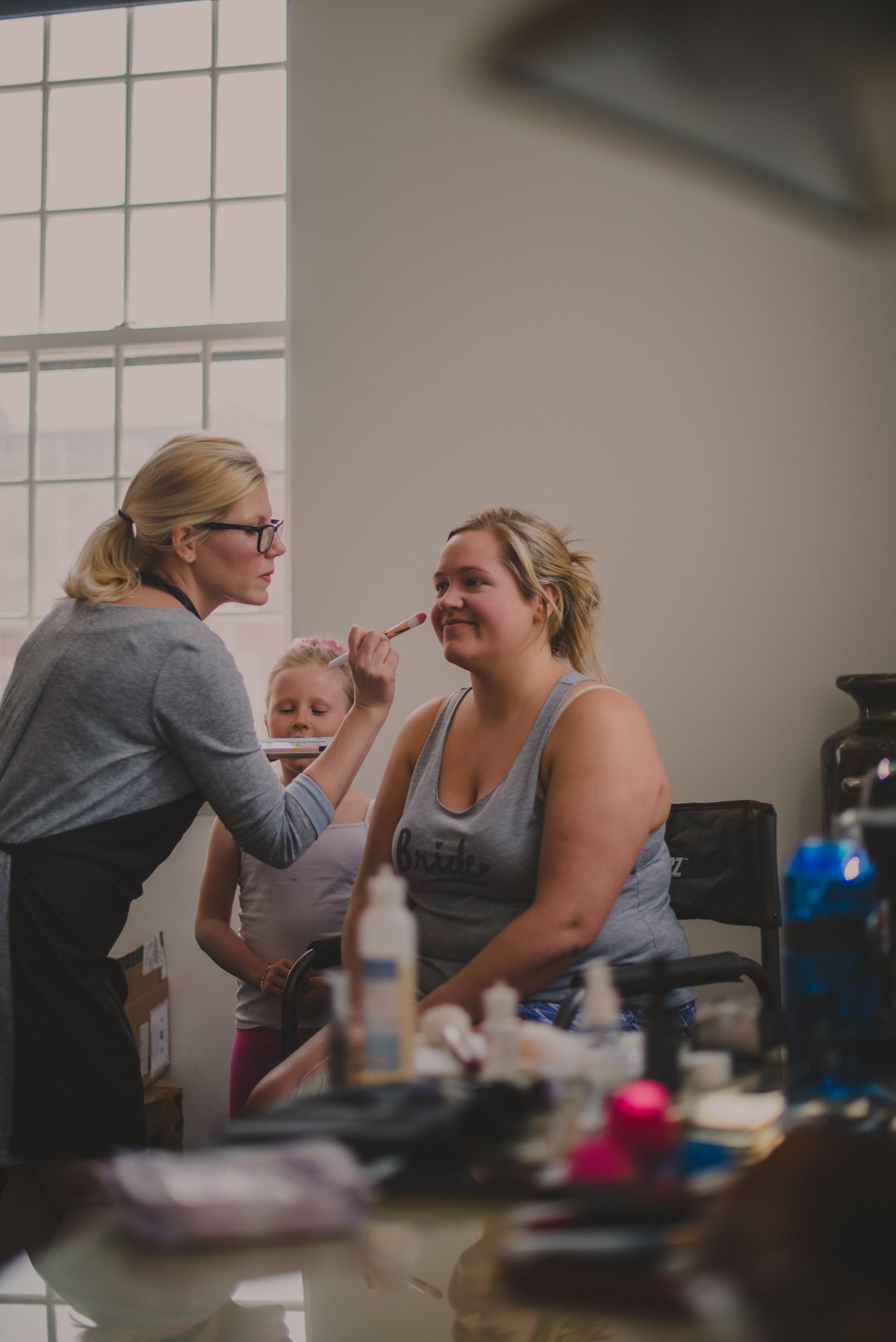 Bridal beauty work by Beauty on Demand