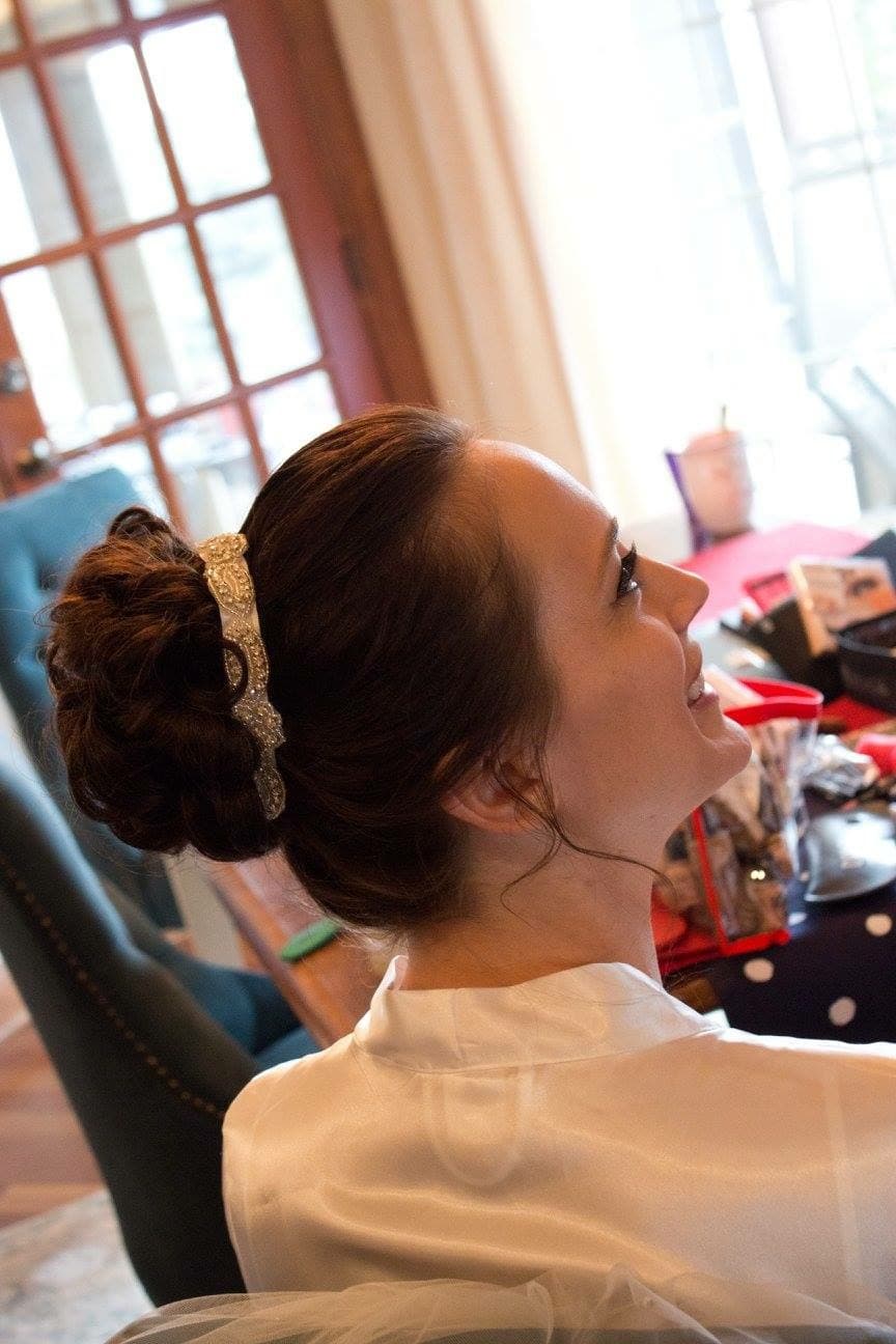 Bridal beauty work by Beauty on Demand