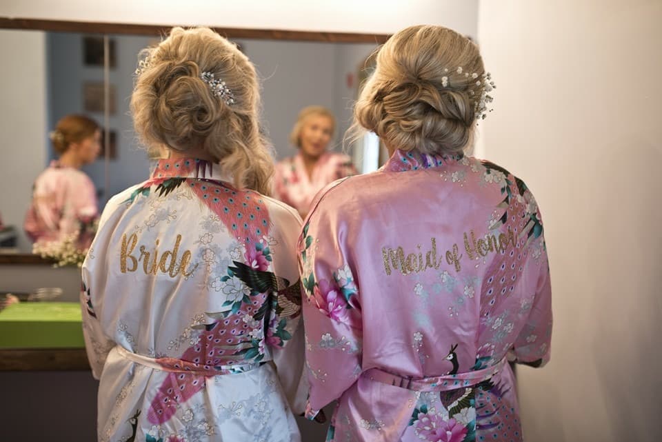 Bridal beauty work by Beauty on Demand