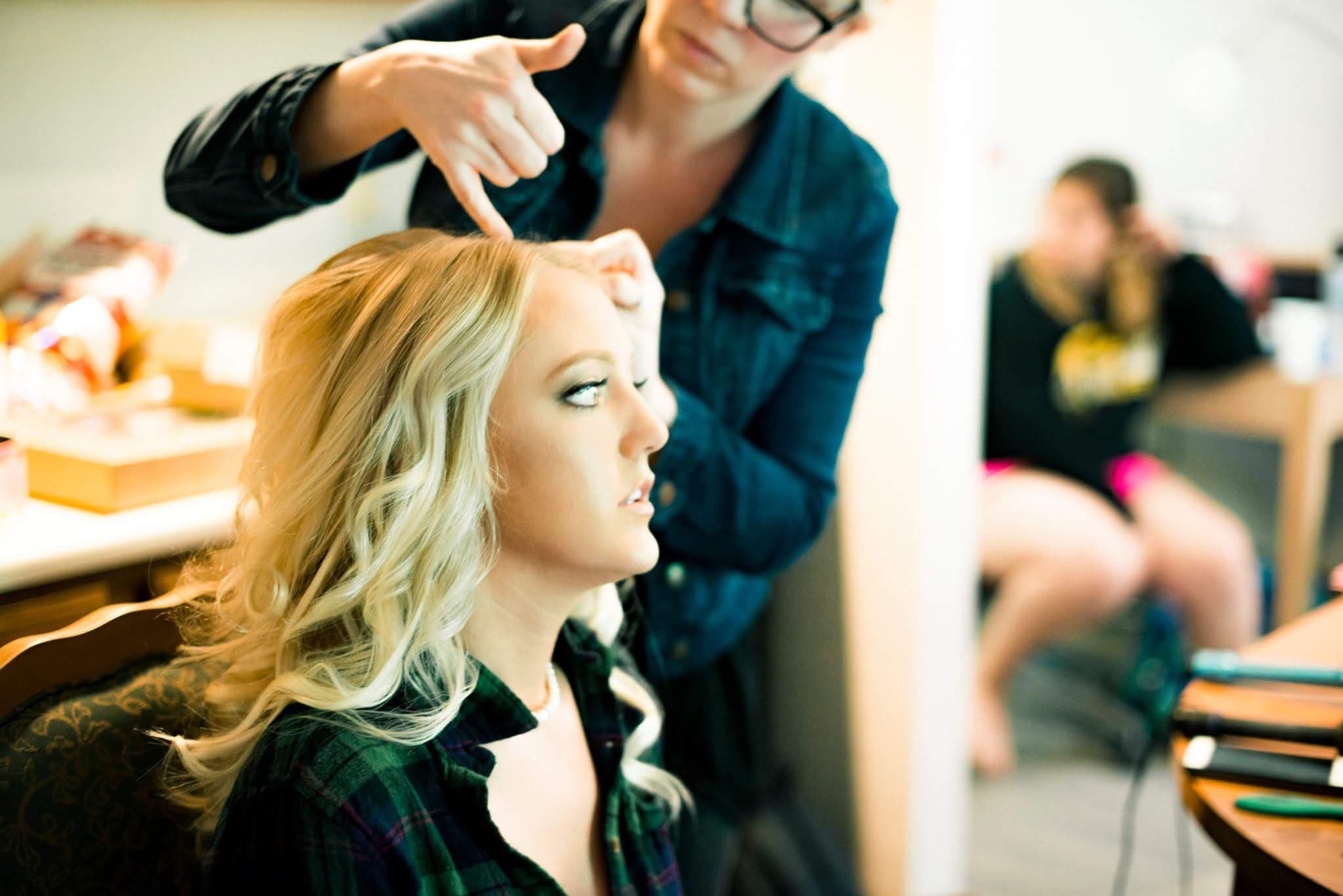 Bridal beauty work by Beauty on Demand