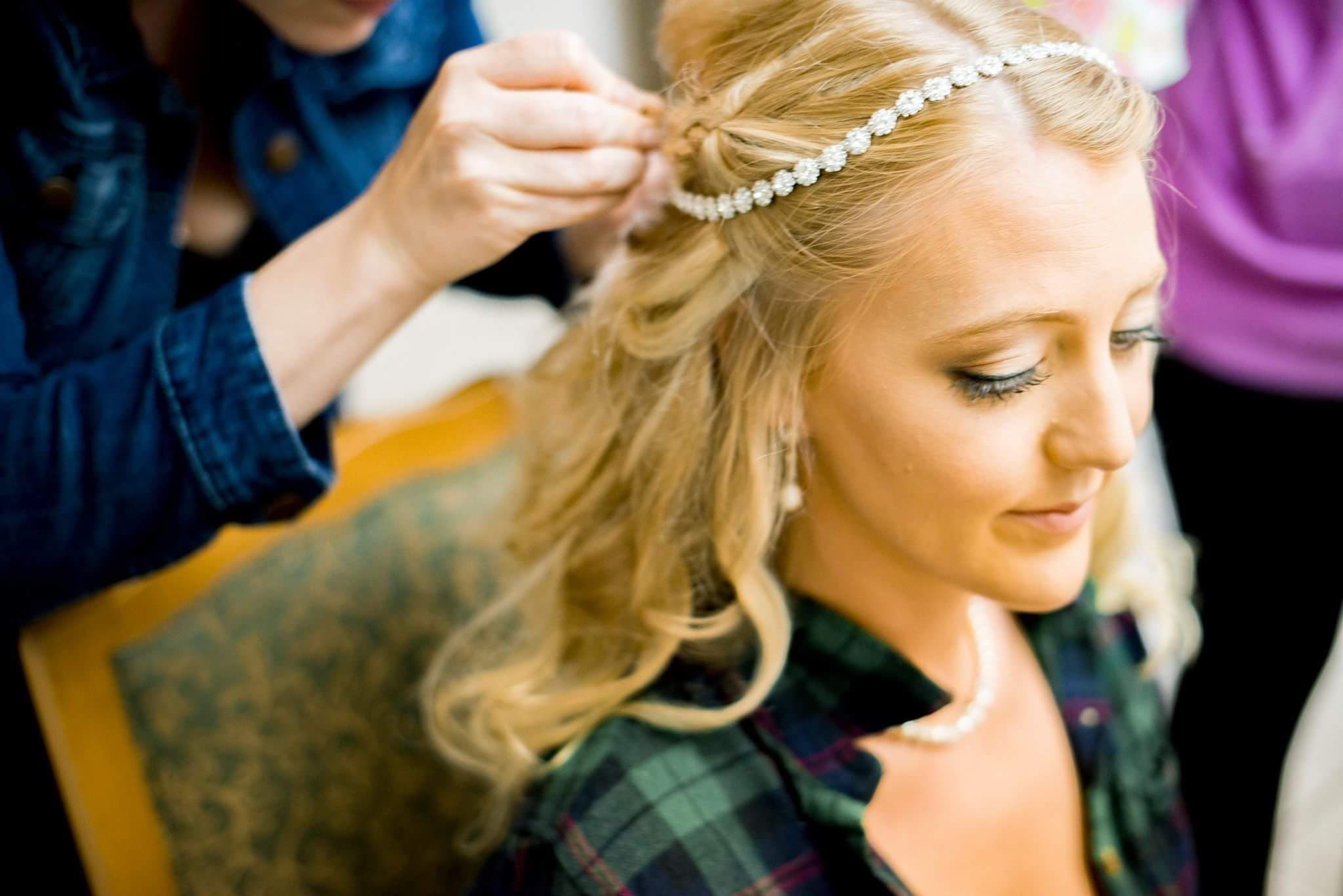 Bridal beauty work by Beauty on Demand