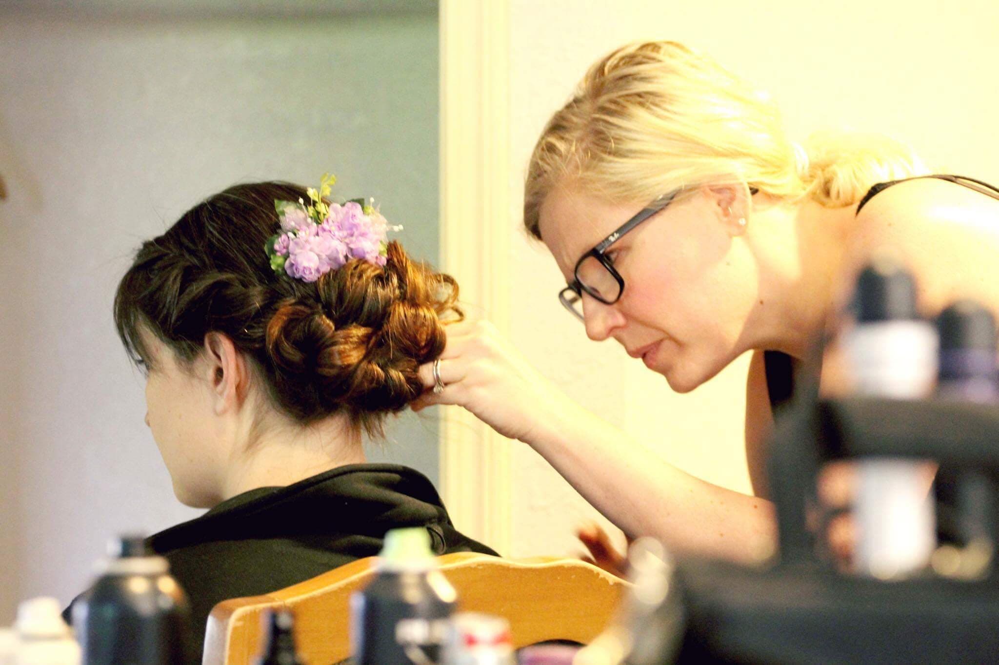 Bridal beauty work by Beauty on Demand