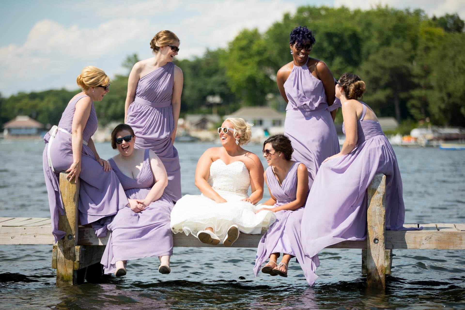 Bridal beauty work by Beauty on Demand