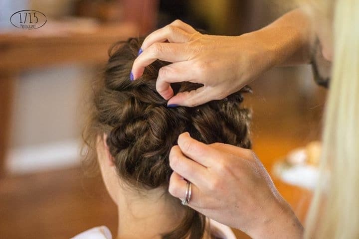 Bridal beauty work by Beauty on Demand