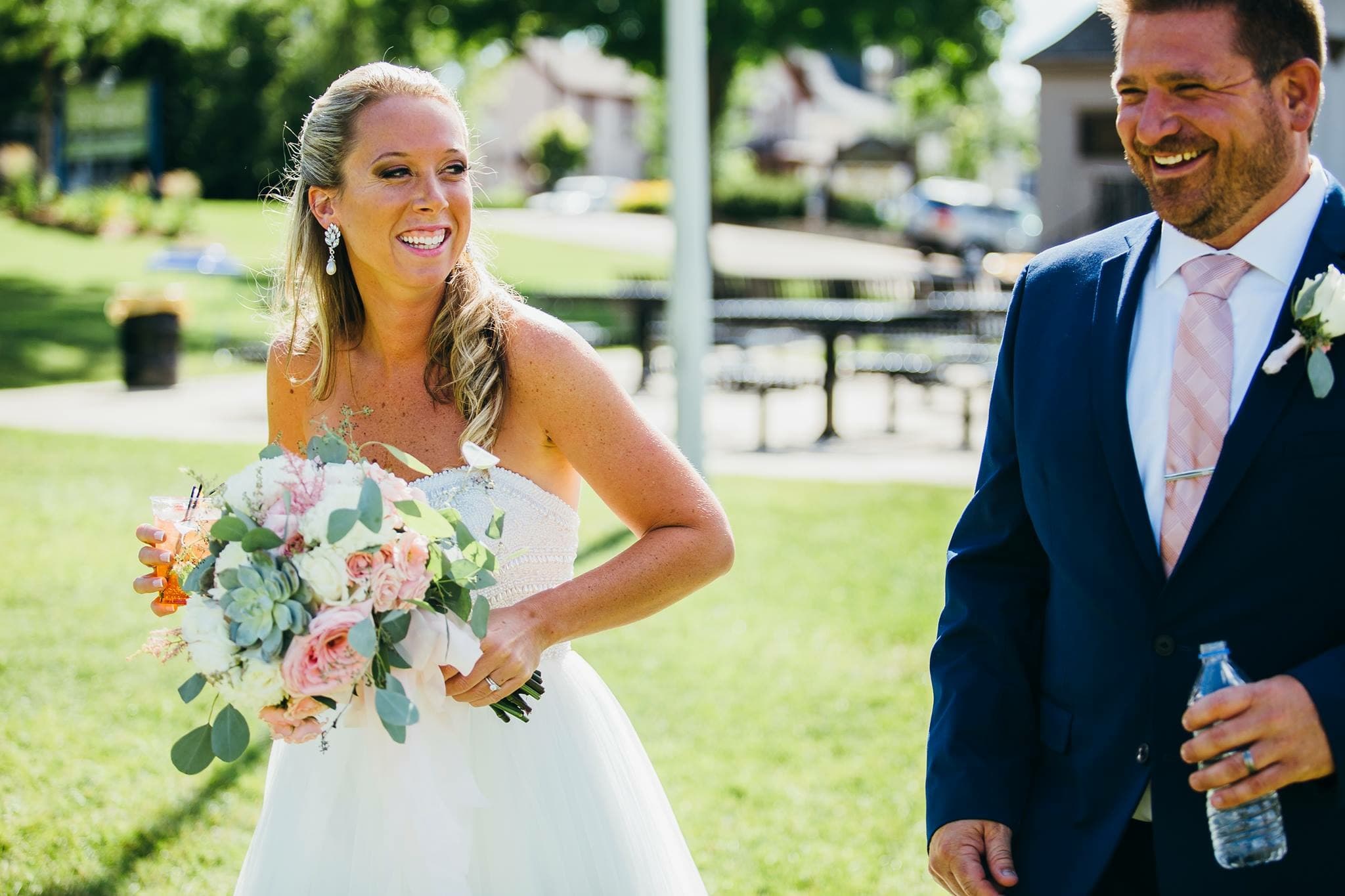 Bridal beauty work by Beauty on Demand