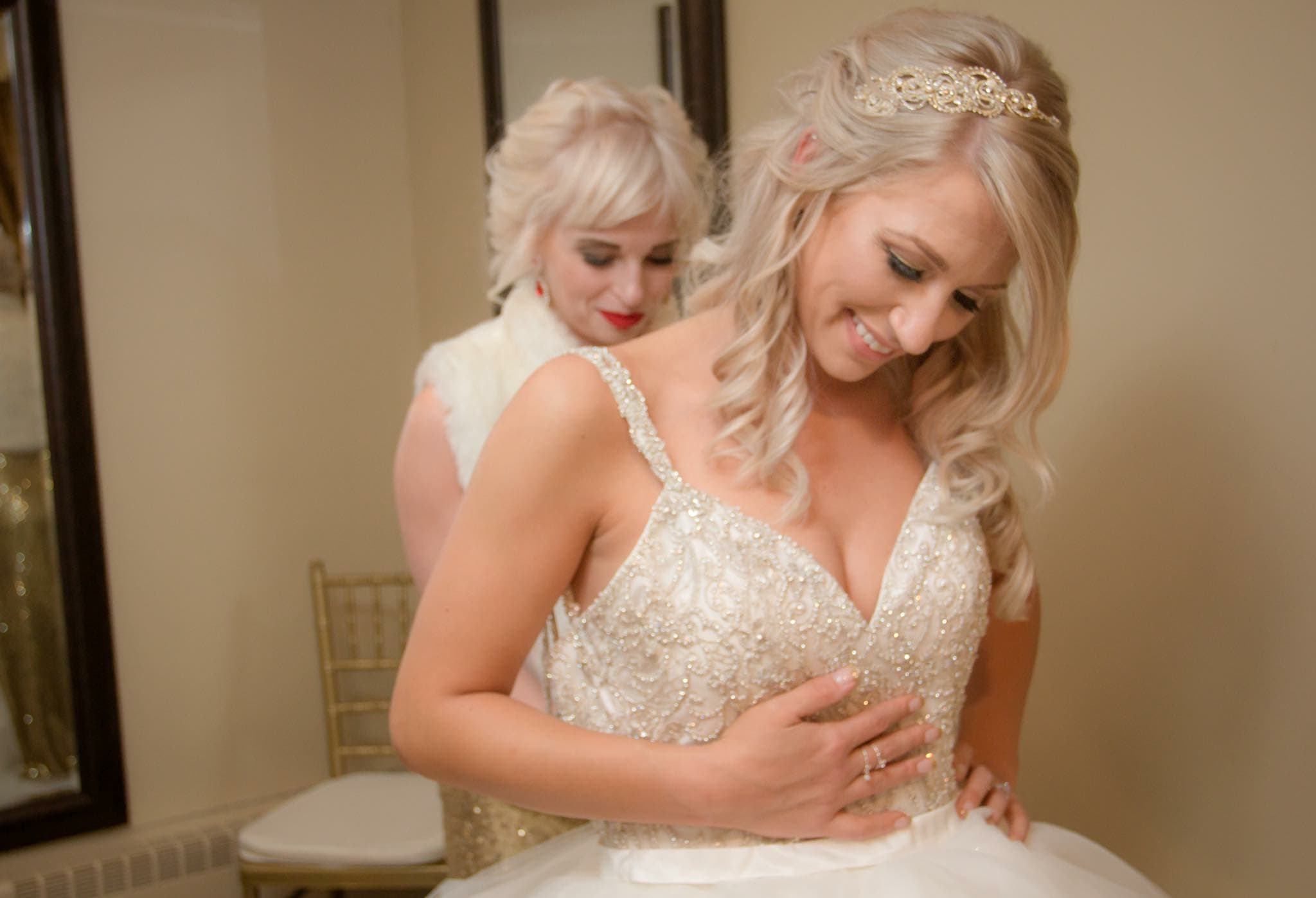 Bridal beauty work by Beauty on Demand