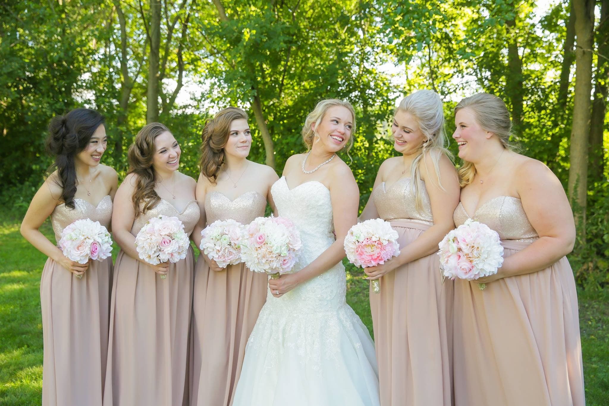 Bridal beauty work by Beauty on Demand