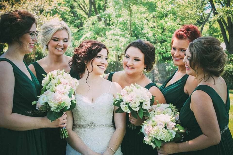 Bridal beauty work by Beauty on Demand