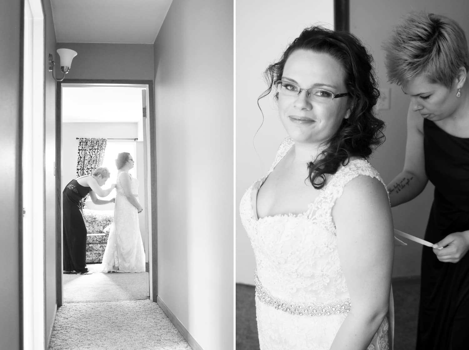 Bridal beauty work by Beauty on Demand