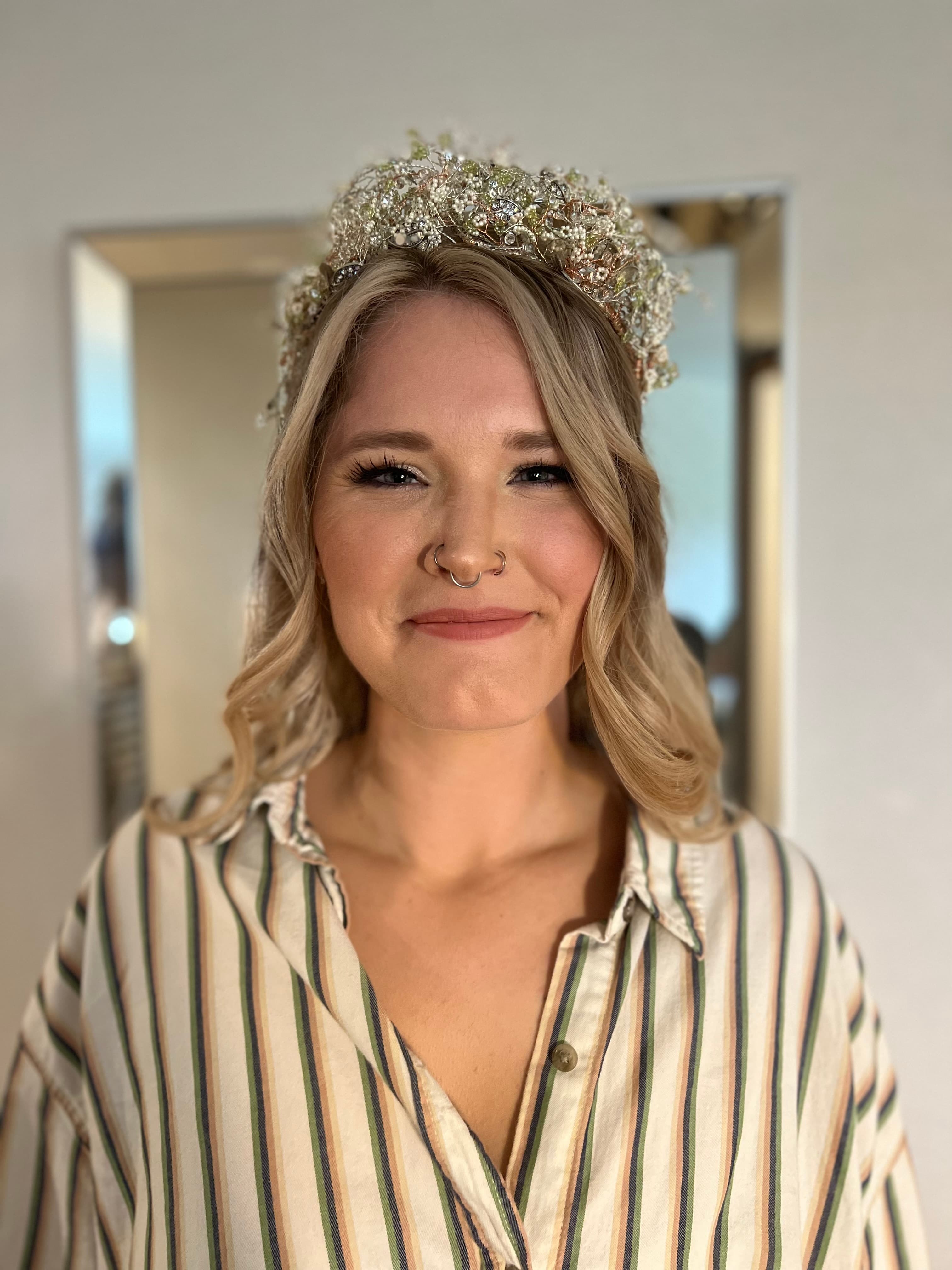 Bridal beauty work by Beauty on Demand
